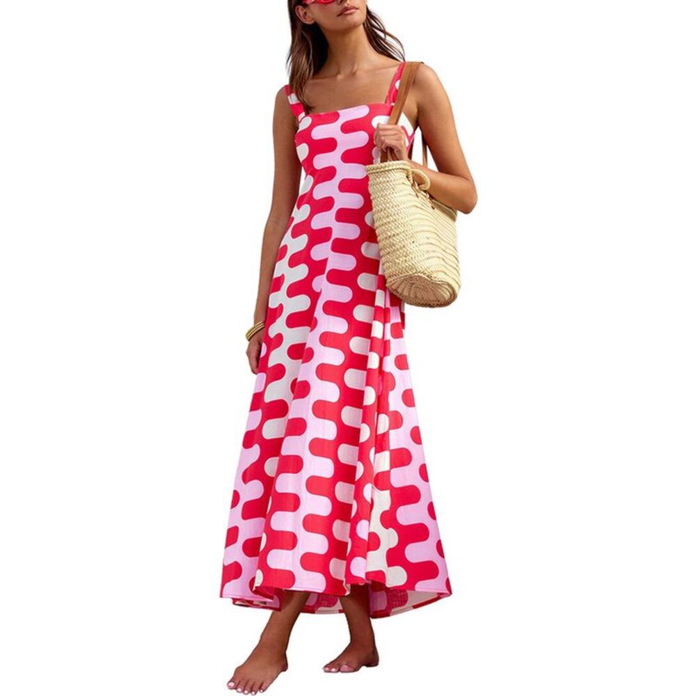 Leon Gori Womens  Printed Maxi Dress